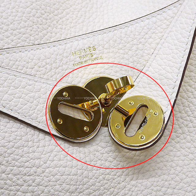 [Pre-loved] HERMES Shoulder bag Lindy 26 Nata Epsom Souple Gold HW Stamp Z[LIKE NEW][Authentic]