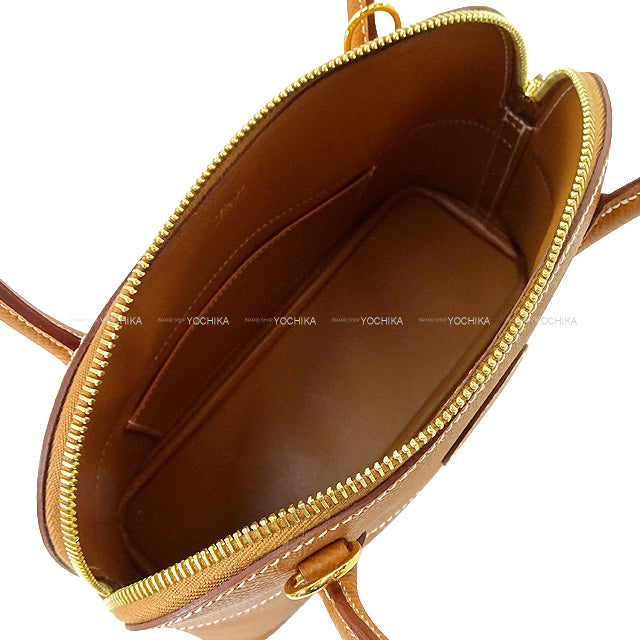 [Pre-loved] HERMES Shoulder bag Bolide27 Gold Ever Grain Gold HW Stamp Z[LIKE NEW][Authentic]
