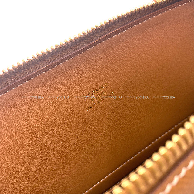[Pre-loved] HERMES Shoulder bag Bolide27 Gold Ever Grain Gold HW Stamp Z[LIKE NEW][Authentic]