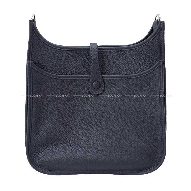 HERMES Shoulder bag Evelyne 29 PM Caban Taurillon Clemence Silver HW Stamp W[BRAND NEW][Authentic]