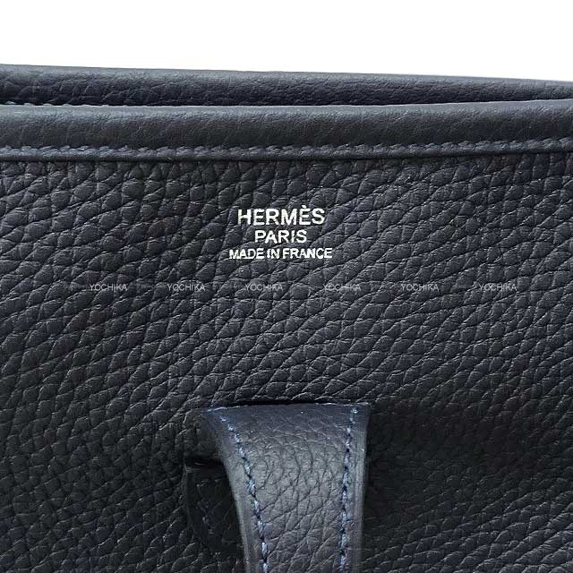 HERMES Shoulder bag Evelyne 29 PM Caban Taurillon Clemence Silver HW Stamp W[BRAND NEW][Authentic]