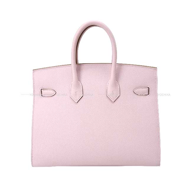 HERMES Handbag Birkin25 Sellier Mauve Pale Ever Grain Silver HW Stamp W[BRAND NEW][Authentic]