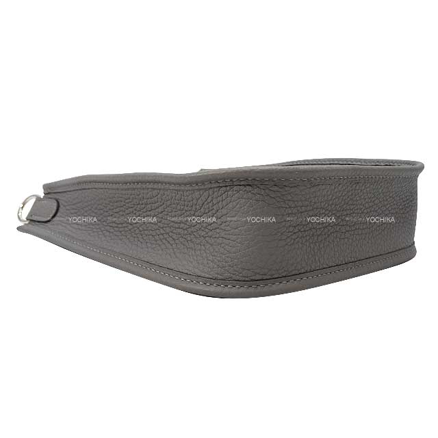 HERMES Shoulder bag Evelyne 16 TPM Gris Meyer Taurillon Clemence Silver HW Stamp W[EXCELLENT][Authentic]