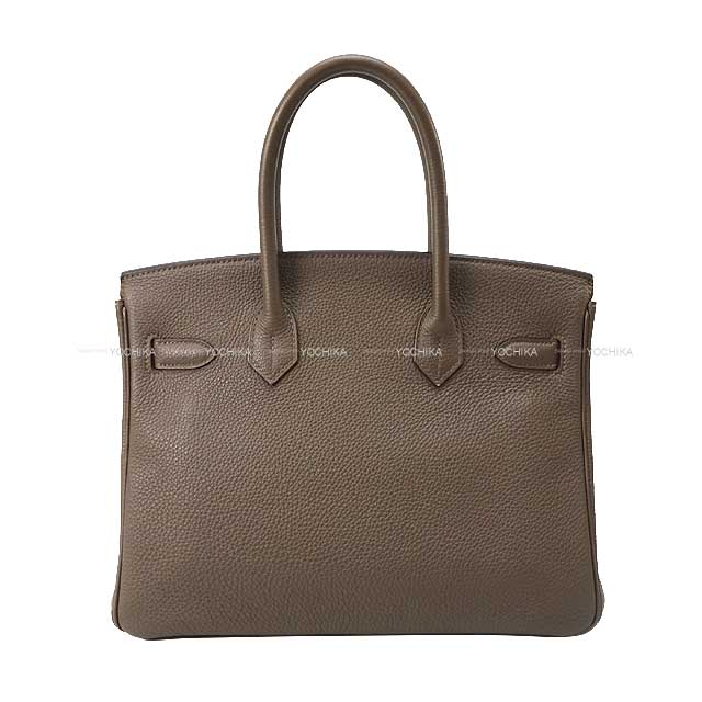 [Pre-loved] HERMES Handbag Birkin30 Taupe Veau Togo Gold HW Stamp Q[USED A][Authentic]