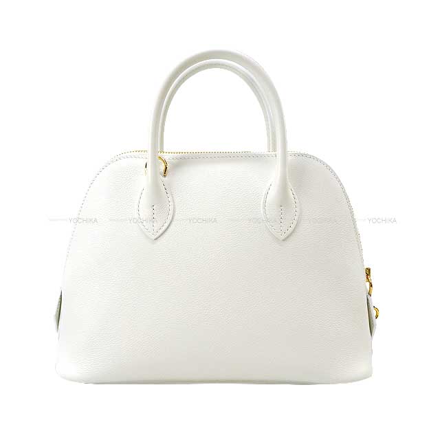 HERMES Shoulder bag Bolide1923 25 Blanc (White) Evercolor Gold HW Stamp B[BRAND NEW][Authentic]