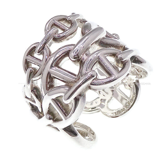 HERMES ring Chaine D'ancre Enchainee GM Silver Silver925 (SV925 Ag925) #49[EXCELLENT][Authentic]