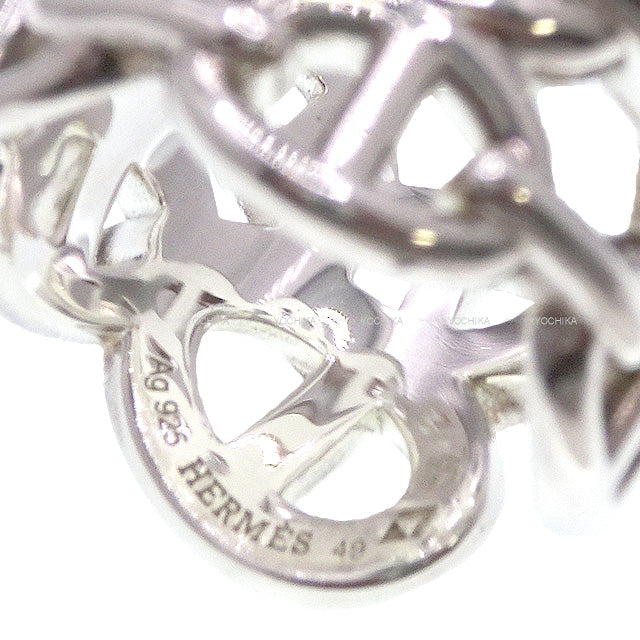 HERMES ring Chaine D'ancre Enchainee GM Silver Silver925 (SV925 Ag925) #49[EXCELLENT][Authentic]
