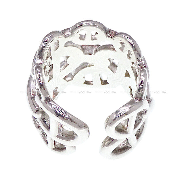 HERMES ring Chaine D'ancre Enchainee GM Silver Silver925 (SV925 Ag925) #49[EXCELLENT][Authentic]