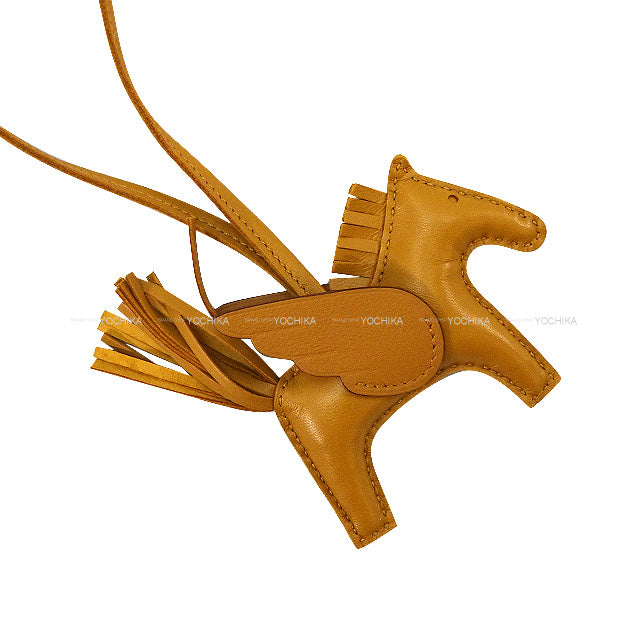 HERMES bag charm Rodeo Pegasus PM Sesami Agneau Milo/Veau Swift Stamp B[EXCELLENT][Authentic]