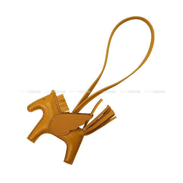 HERMES bag charm Rodeo Pegasus PM Sesami Agneau Milo/Veau Swift Stamp B[EXCELLENT][Authentic]