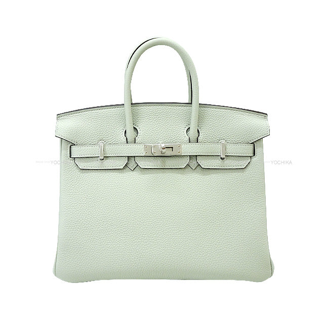 HERMES Handbag Birkin25 Gris Neve Veau Togo Silver HW Stamp B[BRAND NEW][Authentic]