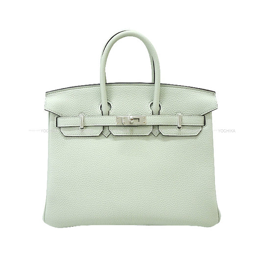 HERMES Handbag Birkin25 Gris Neve Veau Togo Silver HW Stamp B[BRAND NEW][Authentic]