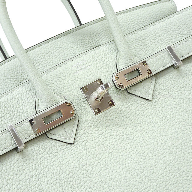 HERMES Handbag Birkin25 Gris Neve Veau Togo Silver HW Stamp B[BRAND NEW][Authentic]