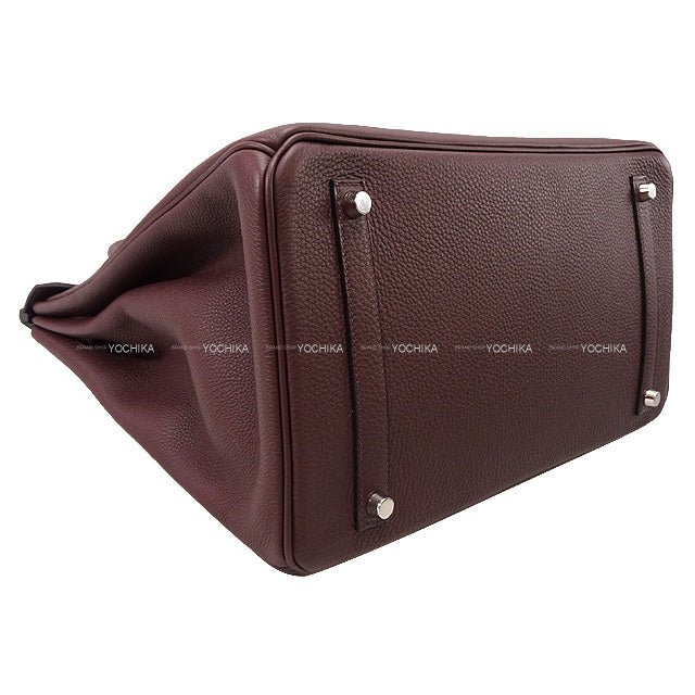 HERMES Handbag Birkin35 Rouge Sellier Veau Jonathan Silver HW Stamp B[BRAND NEW][Authentic]