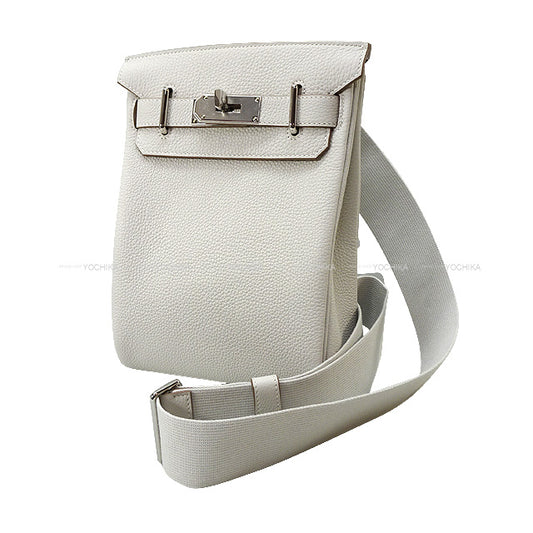 Shoulder bag Hac a Dos PM New Gris Perle Veau Jonathan Silver HW Stamp B[EXCELLENT][Authentic]