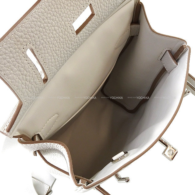 Shoulder bag Hac a Dos PM New Gris Perle Veau Jonathan Silver HW Stamp B[EXCELLENT][Authentic]