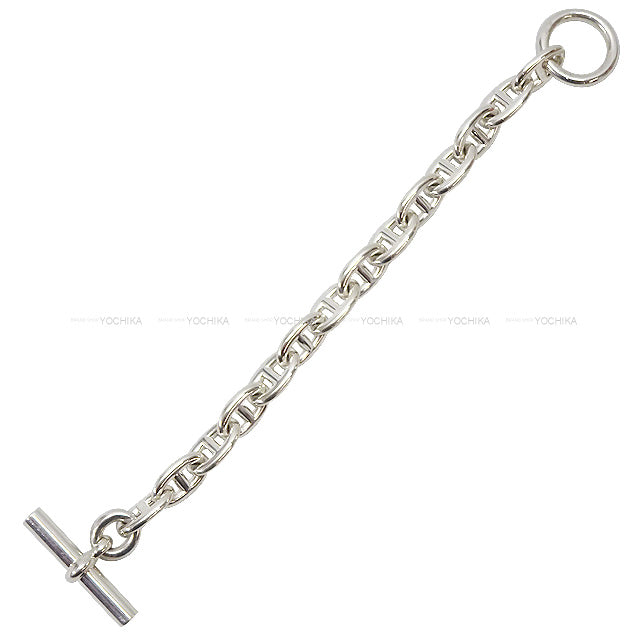 HERMES bracelet Chaine D'ancre MM 14 Links Silver Silver925 (SV925 Ag925)[EXCELLENT][Authentic]