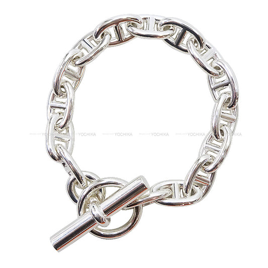 HERMES bracelet Chaine D'ancre MM 15links Silver Silver925 Silver HW[EXCELLENT][Authentic]