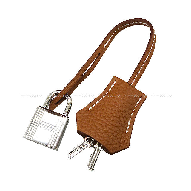 HERMES Shoulder bag Kelly25 Retourne Gold Veau Togo Silver HW Stamp B[BRAND NEW][Authentic]