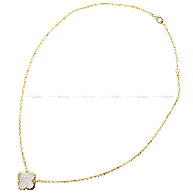 Van Cleef & Arpels necklace pure Alhambra Mother of Pearl/K18 Yellow gold Gold HW VCARA39700[EXCELLENT][Authentic]