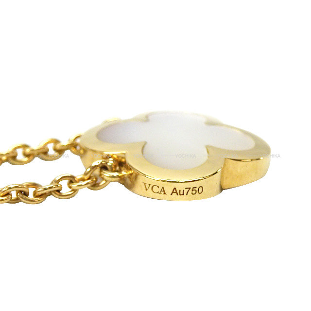 Van Cleef & Arpels necklace pure Alhambra Mother of Pearl/K18 Yellow gold Gold HW VCARA39700[EXCELLENT][Authentic]