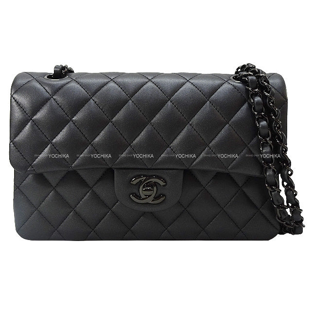 2024 Cruise CHANEL Shoulder bag Matrasse 23 COCO mark W flap SO BLACK Chain Noir (Black) Black HW A01113[BRAND NEW][Authentic]