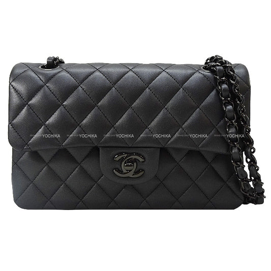 2024 Cruise CHANEL Shoulder bag Matrasse 23 COCO mark W flap SO BLACK Chain Noir (Black) Black HW A01113[BRAND NEW][Authentic]