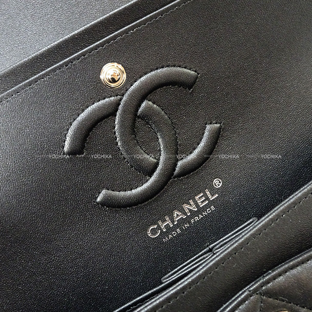 2024 Cruise CHANEL Shoulder bag Matrasse 23 COCO mark W flap SO BLACK Chain Noir (Black) Black HW A01113[BRAND NEW][Authentic]