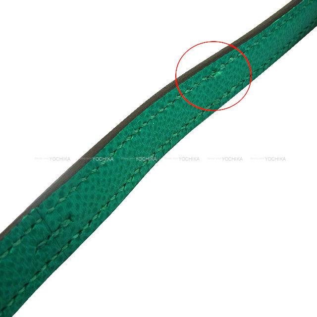 HERMES Shoulder bag Constance 3 18 Vert Jade Ever Grain Gold HW Stamp U[EXCELLENT][Authentic]