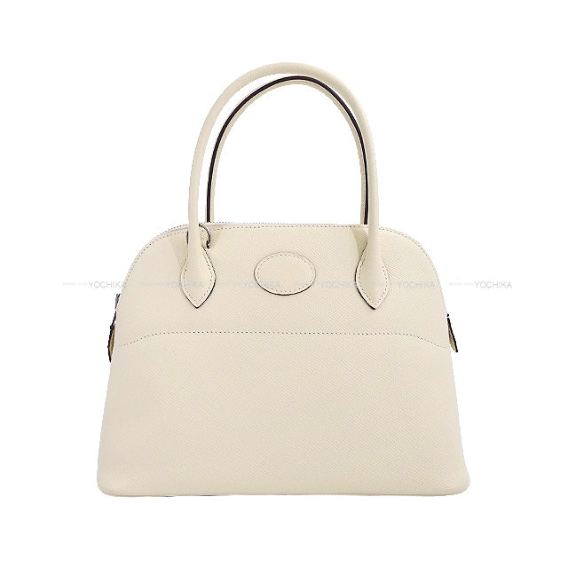 HERMES Shoulder bag Bolide27 Nata Ever Grain Silver HW Stamp B[BRAND NEW][Authentic]