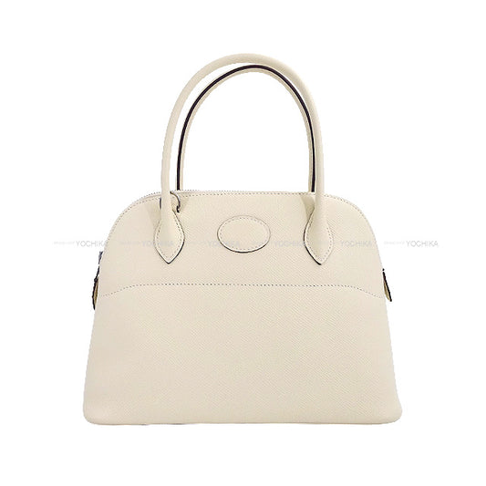 HERMES Shoulder bag Bolide27 Nata Ever Grain Silver HW Stamp B[BRAND NEW][Authentic]