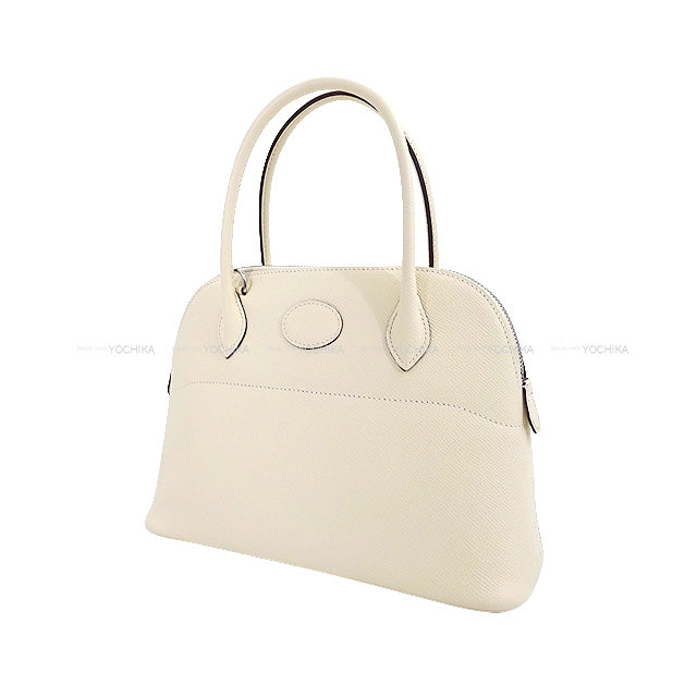 HERMES Shoulder bag Bolide27 Nata Ever Grain Silver HW Stamp B[BRAND NEW][Authentic]