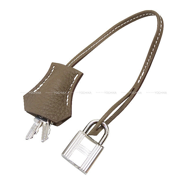 HERMES Shoulder bag Bolide31 Etoupe Taurillon Clemence Silver HW Stamp Z[EXCELLENT][Authentic]