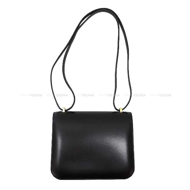 HERMES Shoulder bag Constance 3 18 Miroir Noir (Black) Veau Sikkim Gold HW Stamp B[BRAND NEW][Authentic]