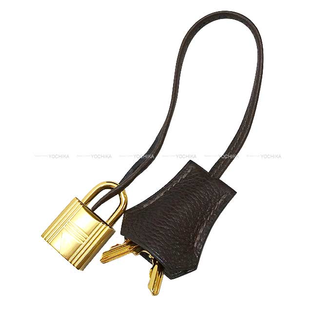 HERMES Handbag Birkin30 Ebene Agneau Milo Gold HW Stamp Z[EXCELLENT][Authentic]