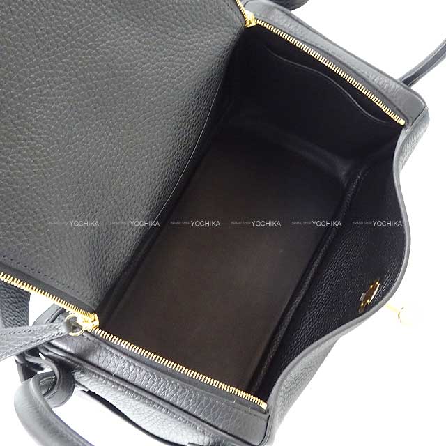 HERMES Shoulder bag Lindy 26 Noir (Black) Taurillon Clemence Gold HW Stamp K[BRAND NEW][Authentic]