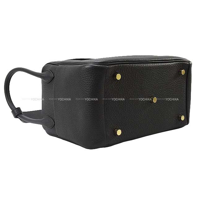 HERMES Shoulder bag Lindy 26 Noir (Black) Taurillon Clemence Gold HW Stamp K[BRAND NEW][Authentic]