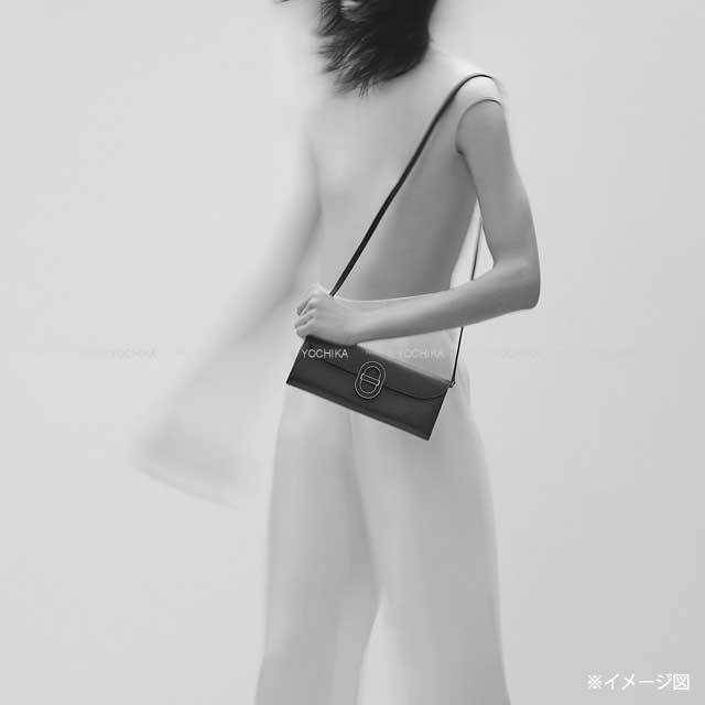 HERMES Clutch bag Maillon ChaineD'ancre Wallet To Go Gold Veau Epsom Silver HW Stamp B[BRAND NEW][Authentic]