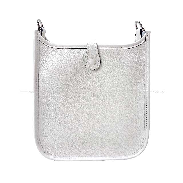 HERMES Shoulder bag Evelyne 16 TPM New White Taurillon Clemence Silver HW Stamp B[BRAND NEW][Authentic]