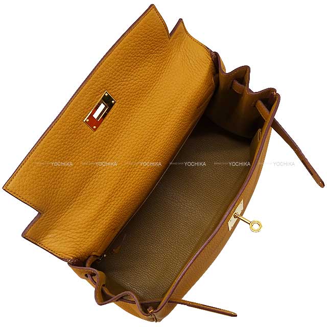 [Pre-loved] HERMES Shoulder bag Kelly28 Retourne Sesami Epsom Souple Gold HW Stamp Y[LIKE NEW][Authentic]