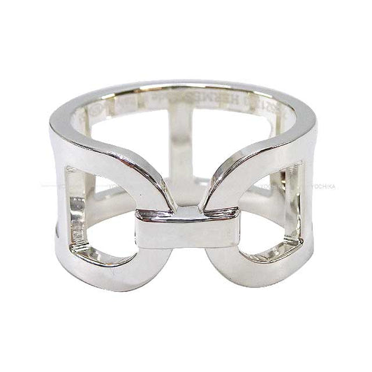 HERMES ring Ever Chaine D'ancre MM #53 Silver Silver925 (SV925 Ag925) #53 Silver HW[EXCELLENT][Authentic]
