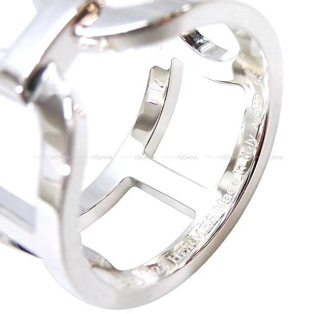 HERMES ring Ever Chaine D'ancre MM #53 Silver Silver925 (SV925 Ag925) #53 Silver HW[EXCELLENT][Authentic]