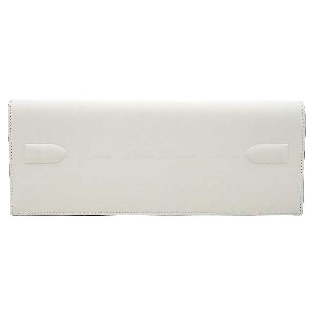 HERMES Clutch bag Pochette Birkin shadow New Gris Perle Evercalf Stamp B[BRAND NEW][Authentic]