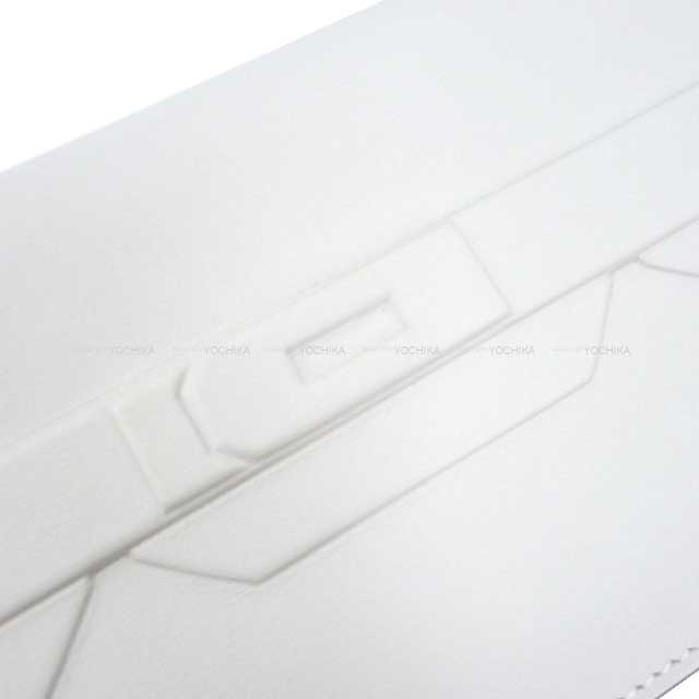 HERMES Clutch bag Pochette Birkin shadow New Gris Perle Evercalf Stamp B[BRAND NEW][Authentic]