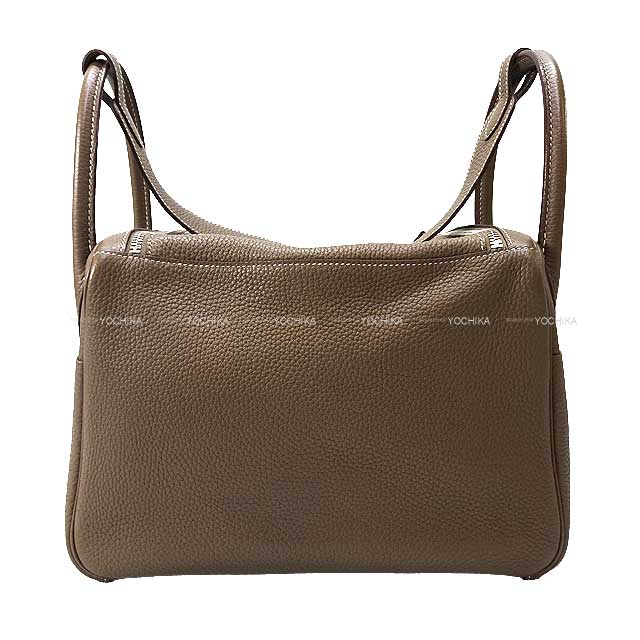[Pre-loved] HERMES Shoulder bag Lindy 30 Etoupe Epsom Souple Silver HW Stamp D[LIKE NEW][Authentic]