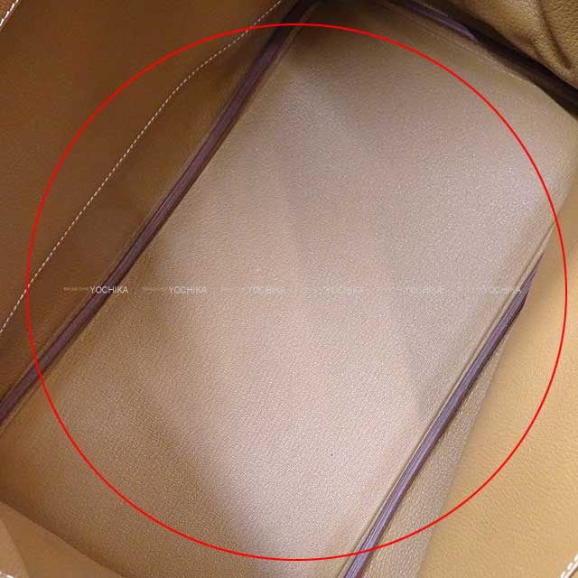 [Pre-loved] HERMES Handbag Birkin35 Gold Veau Jonathan Gold HW Stamp A[USED SA][Authentic]