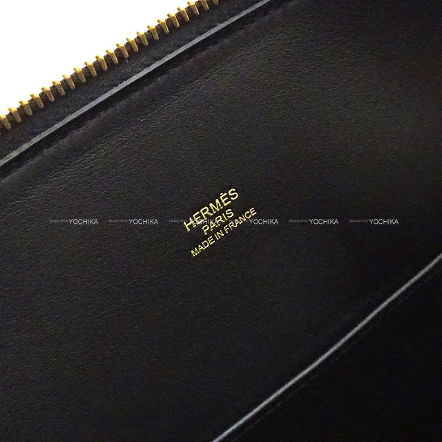 HERMES Shoulder bag Bolide1923 25 Noir (Black) Ever Grain Gold HW Stamp U[BRAND NEW][Authentic]