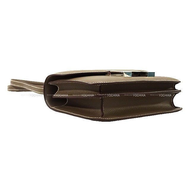 HERMES Shoulder bag Constance 3 18 Miroir Etoupe Veau Epsom Silver HW Stamp W[BRAND NEW][Authentic]