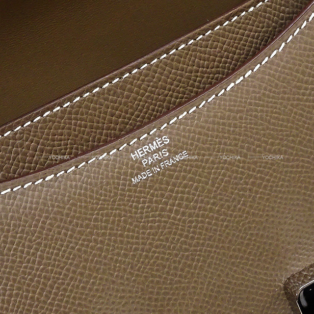 HERMES Shoulder bag Constance 3 18 Miroir Etoupe Veau Epsom Silver HW Stamp B[BRAND NEW][Authentic]