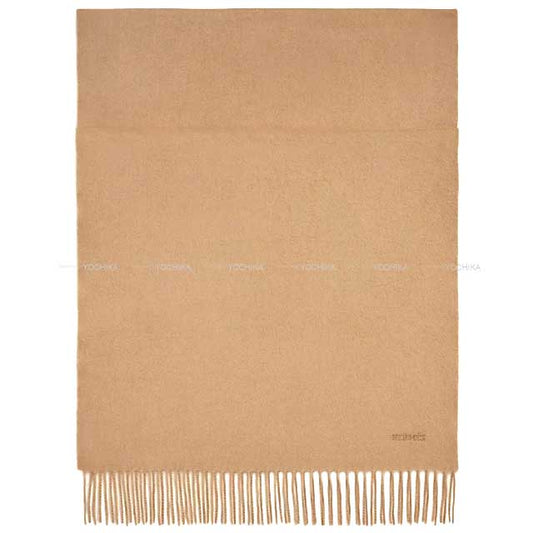 2023AW HERMES muffler Unie Brod’ee GM Beige Fonce Cashmere100%[BRAND NEW][Authentic]